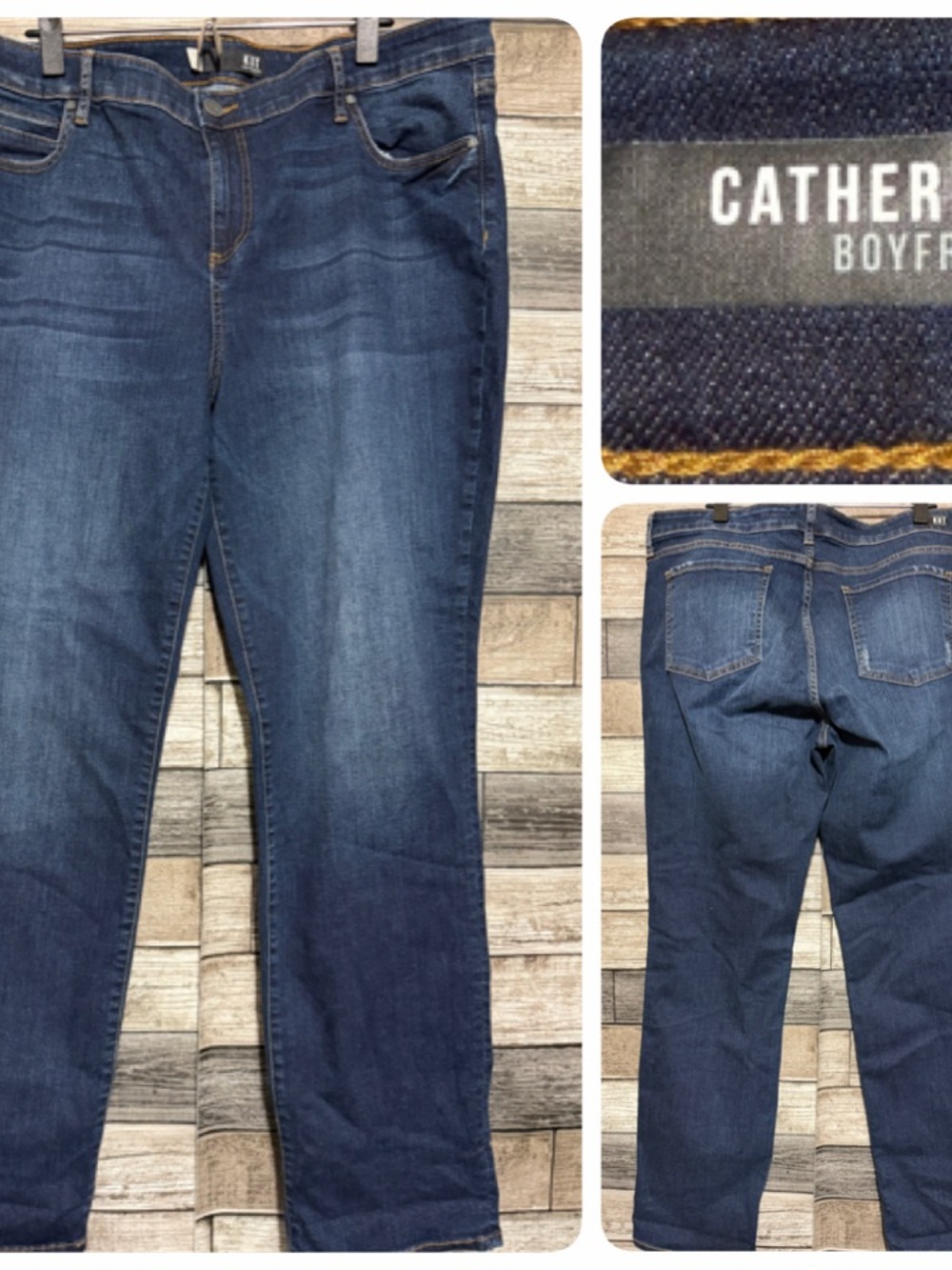 Kut From The Kloth Catherine Boyfriend Jeans Women’s 18 Blue Denim (Inseam 31.5)